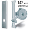 Avvolgitore con Placca Argento e Interasse 142mm