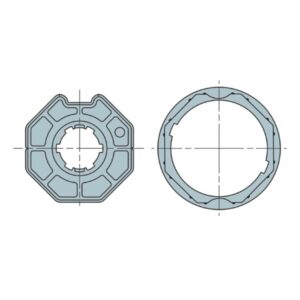 Adattatore per rullo da 70 mm compatibile Serie ERA L