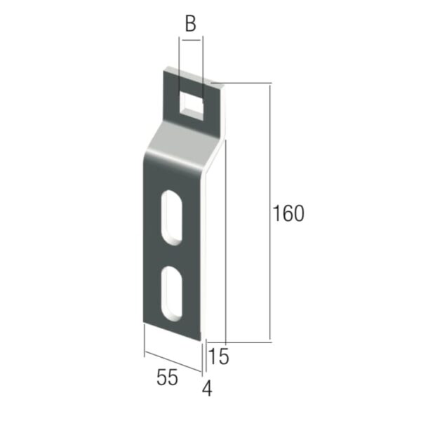 Supporto per cassonetto prefabbricato