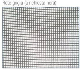 Zanzariera Laterale con Cingoli Chiusi Easy Full-1 anta-Fino a Larghezza 200 cm Rete Grigia